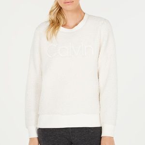 Calvin Klein Performance Sherpa Logo Sweatshirt